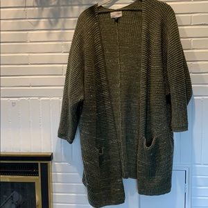 Draper green cardi